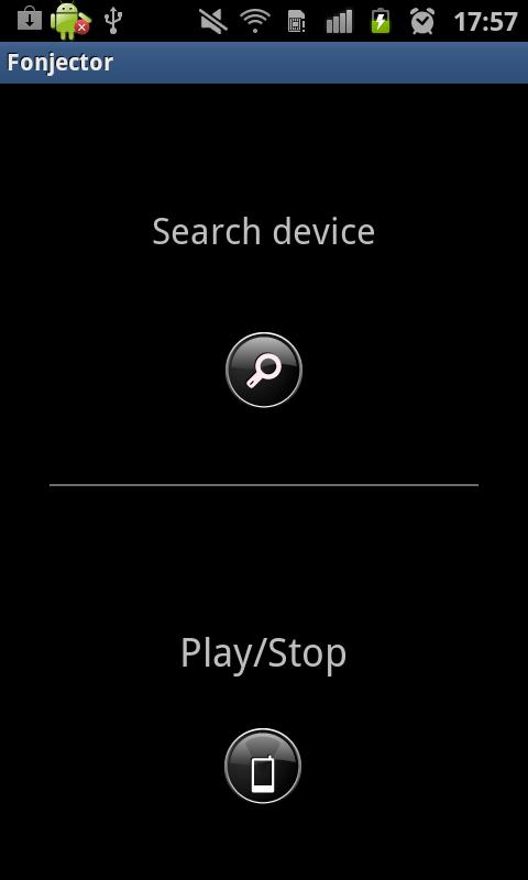 Android application Fonjector Pro screenshort