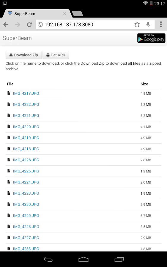 SuperBeam PRO Unlocker - screenshot