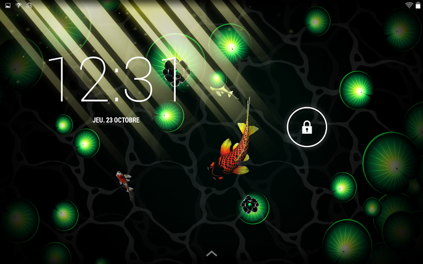 Majestic Koi live wallpaper HD Screen 3