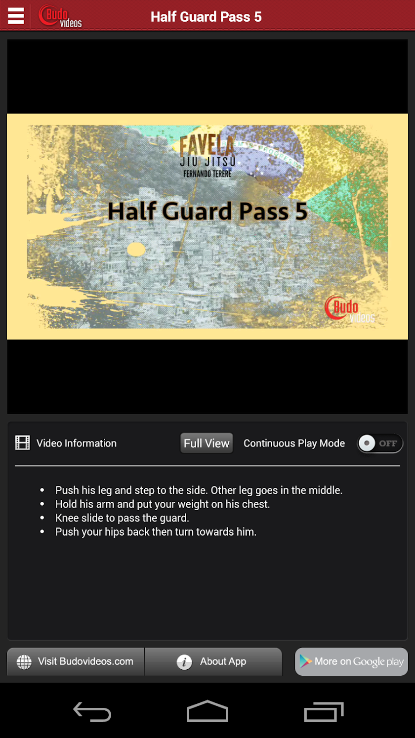 Favela BJJ 3 Half and X Guard Screen 2
