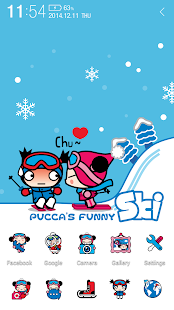 Pucca Ski Atom Theme Screenshots 3