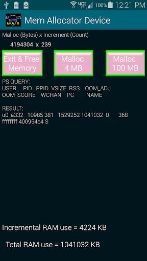 Memory Allocator Device MAD