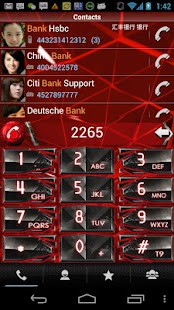 RocketDial Cool Red Theme