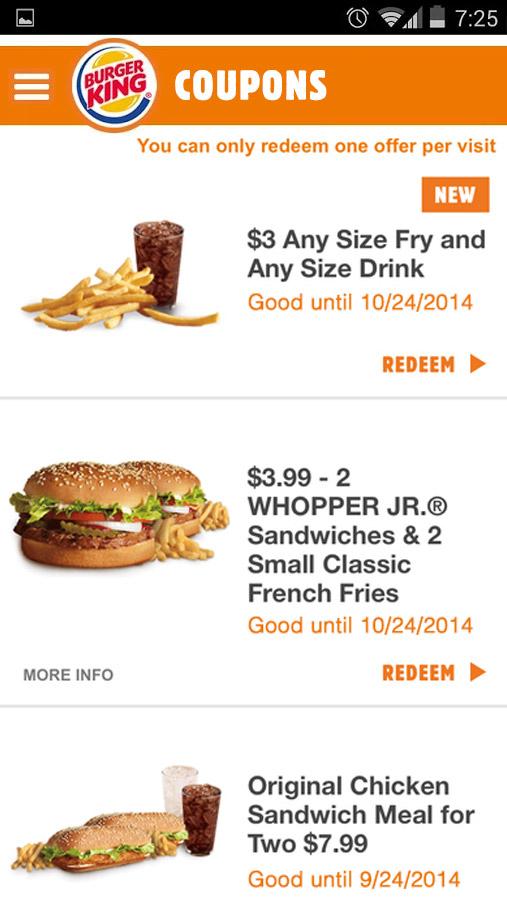 BURGER KINGÂ® App - screenshot