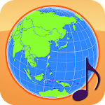 Cover Image of डाउनलोड Globe Earth: Flags Anthems 2.4 APK