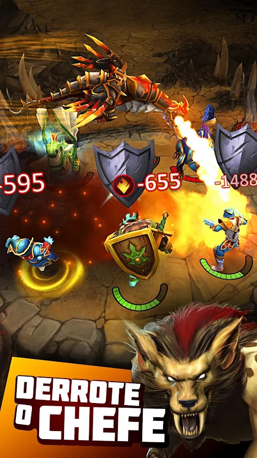Screenshot Etherlords: Heroes and Dragons v1.5.2.39933 Apk + Data Mod [Money]