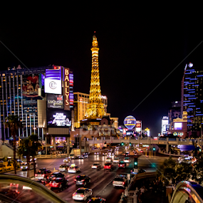 Las Vegas ... the city that never sleep by Tin Tin Abad - City,  Street & Park Street Scenes