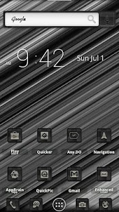 ADW Theme BlackBrushedCarbon Screenshots 0