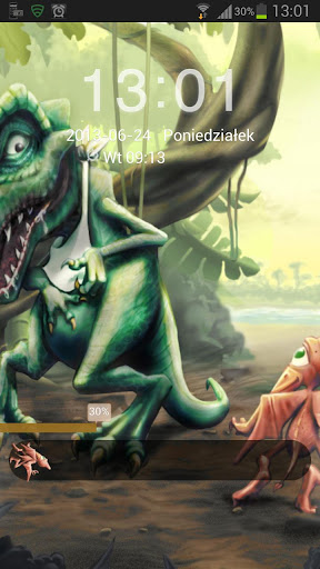 GO Locker Theme dinosaur