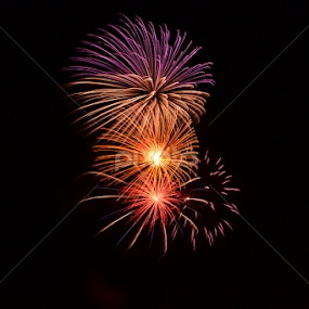 by Katie Schmitt - Abstract Fire & Fireworks