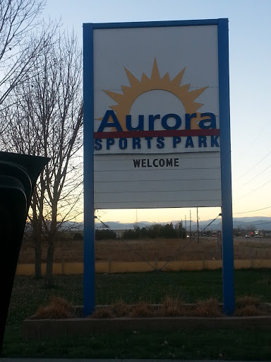 Aurora Sports Park Sign