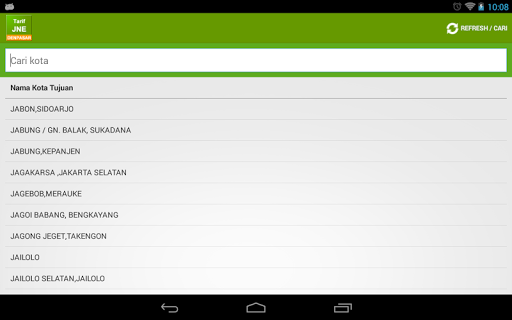 Tarif JNE Denpasar