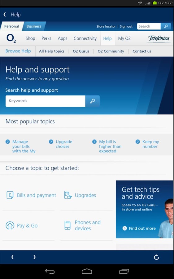 My O2 Android Apps on Google Play