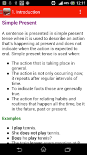 English Tenses - screenshot thumbnail