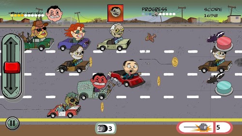 Android application Left Lane Looey Road Rage Race screenshort