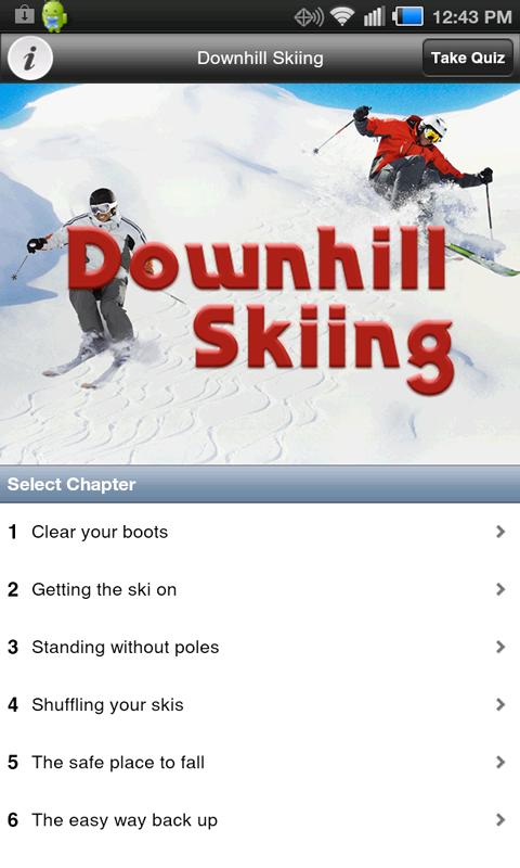 Android application Downhill Skiing screenshort