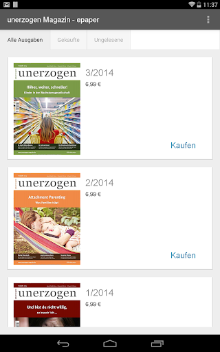 unerzogen Magazin - epaper