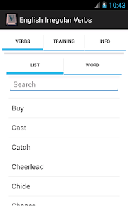 Lastest English Irregular Verbs Free APK for Android