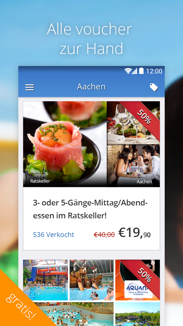 Android application Social Deal - The best deals screenshort