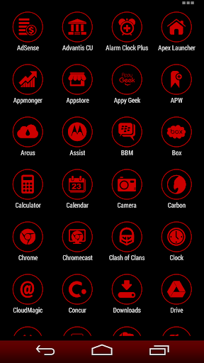 【免費個人化App】VM6 Red Icon Set-APP點子