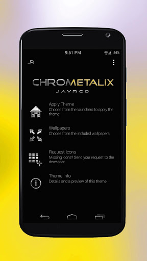 Yellow Chrometalix-Icon Pack