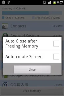 Memory Cleaner - screenshot thumbnail