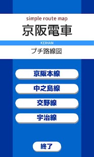 プチ路線図 京阪電車