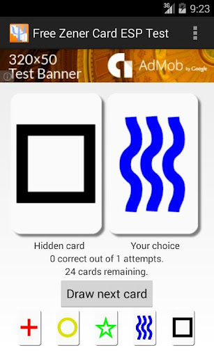 【免費娛樂App】Free Zener Card ESP Test-APP點子