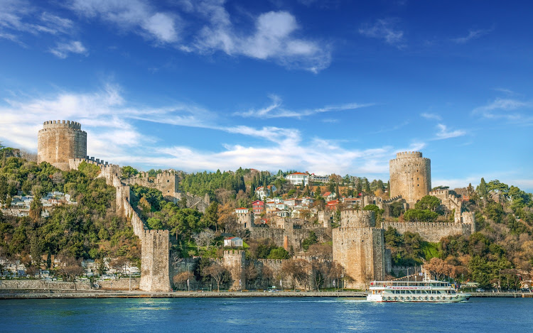 The fortress Rumelihisarı in the Sarıyer district of Istanbul, Turkey.