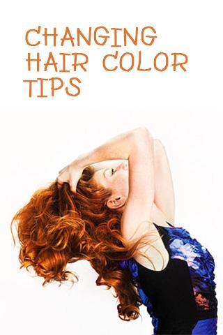 Changing Hair Color Tips