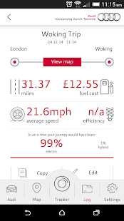 Audi Mileage Tracker Screenshots 1