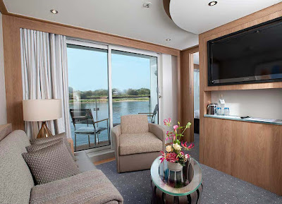 Kick back with a glass of wine and Hollywood movie in the comfort of your own suite aboard your Viking Longship during your voyage along Europe's waterways. 