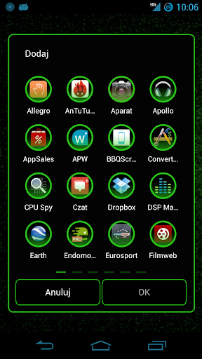 【免費個人化App】Holo Green Next Launcher Theme-APP點子