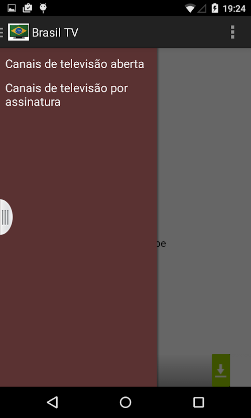 Android application Televisão do Brasil screenshort