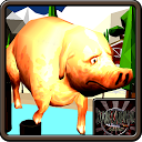 Pull A Pig 3D Pig Slinging Fun mobile app icon