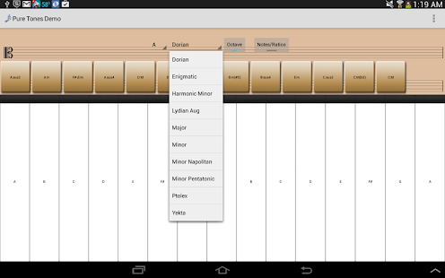 Pure Tones Demo