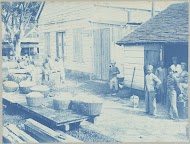 Aanvoer van cacao op "Ma retraite"