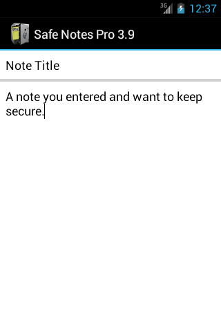 【免費生產應用App】Safe Notes Pro Secure NotePad-APP點子