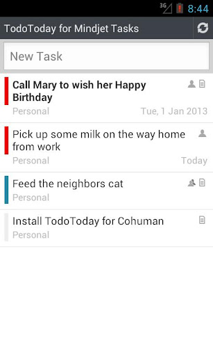 TodoToday for Mindjet Tasks