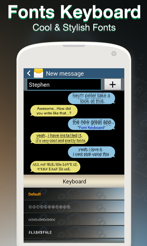Fonts Keyboard - cool fonts Screen 2
