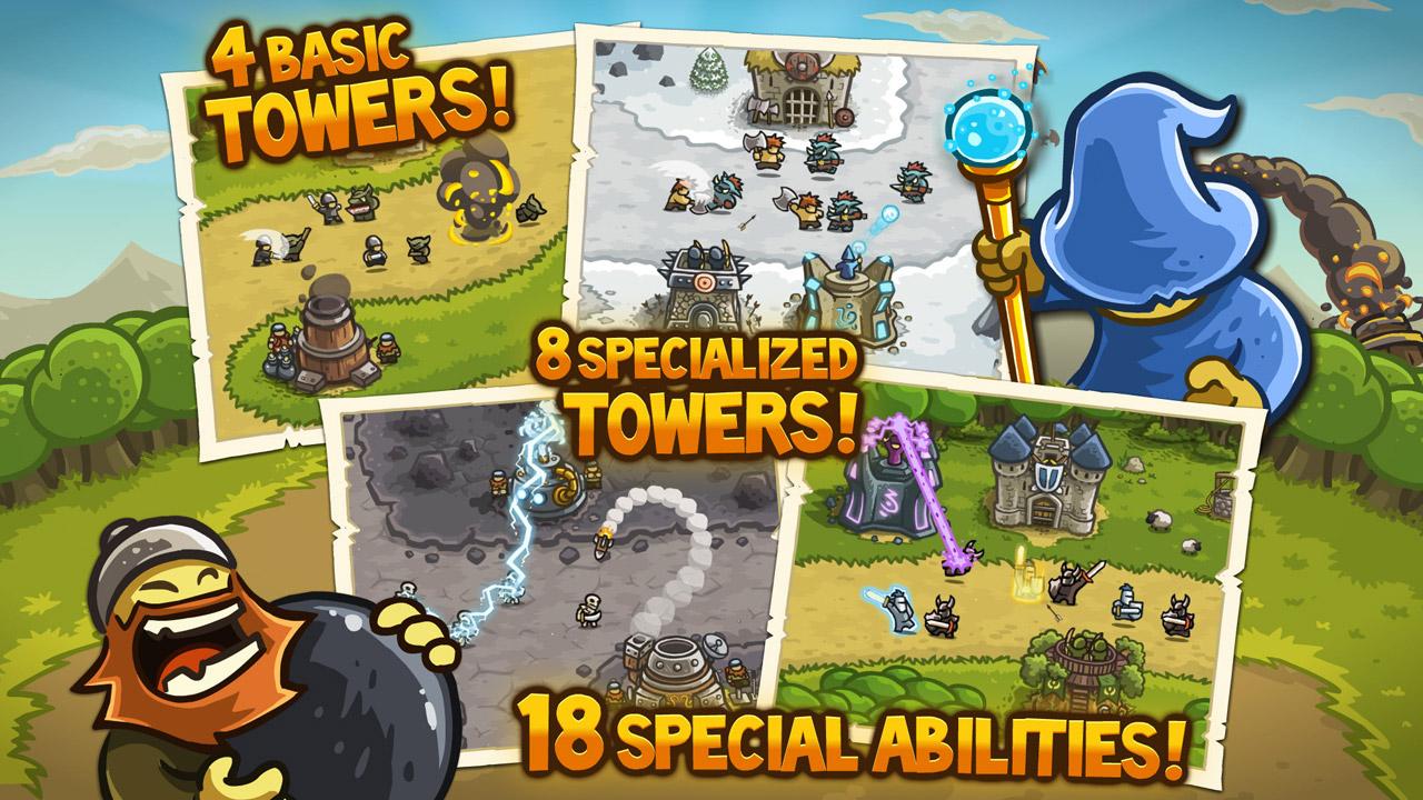 Kingdom Rush - στιγμιότυπο οθόνης Kingdom Rush - στιγμιότυπο οθόνης