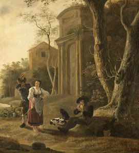 RIJKS: Jan Baptist Wolfaerts: "The Piper (Shepherd Scene with Shawm Player 1646