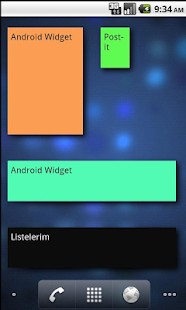 Post-it Widget