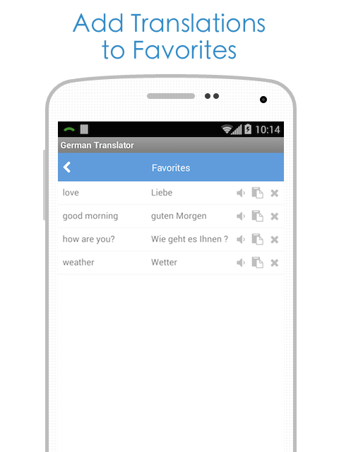 German Translator Screen 3