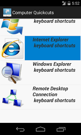 Win 7 Shortcut Keys