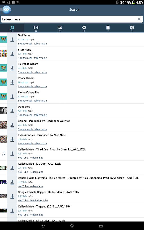 FrostWire - File Downloader - screenshot