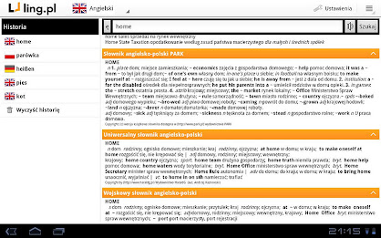 (old app) Ling.pl Dictionary poster 2