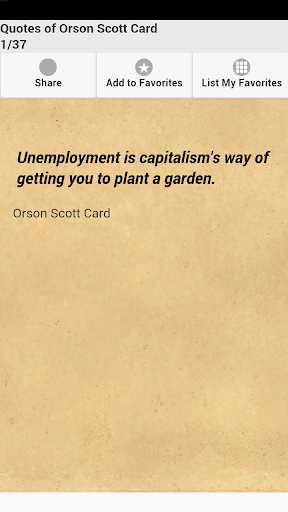 Quotes of Orson Scott Card