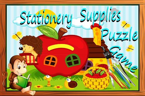 Download Stationery Supplies Puzzle APK for PC
