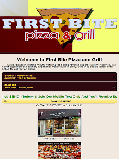 First Bite Pizza Grill